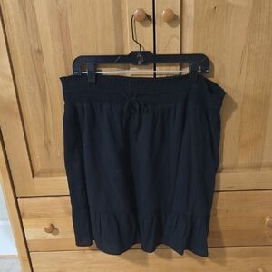 Old Navy Black Smocked Skirt